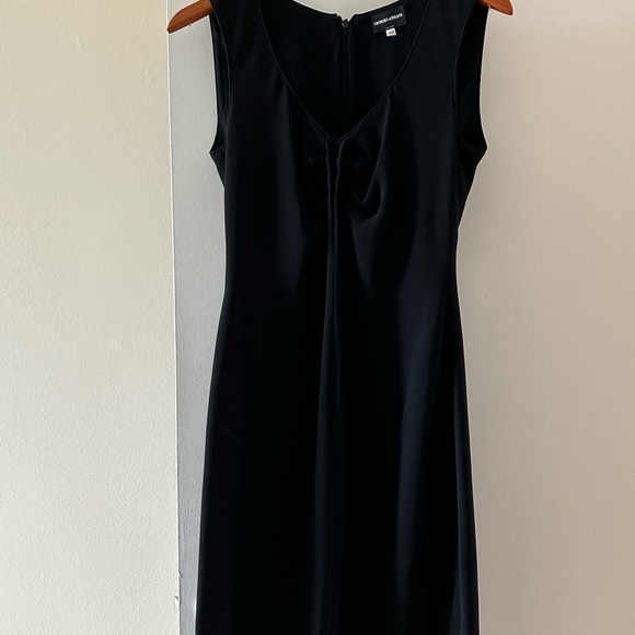 Giorgio Armani Borgo 21 Black Silk Dress - Picture 3 of 6